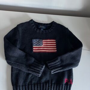 Polo by Ralph Lauren kids navy sweater